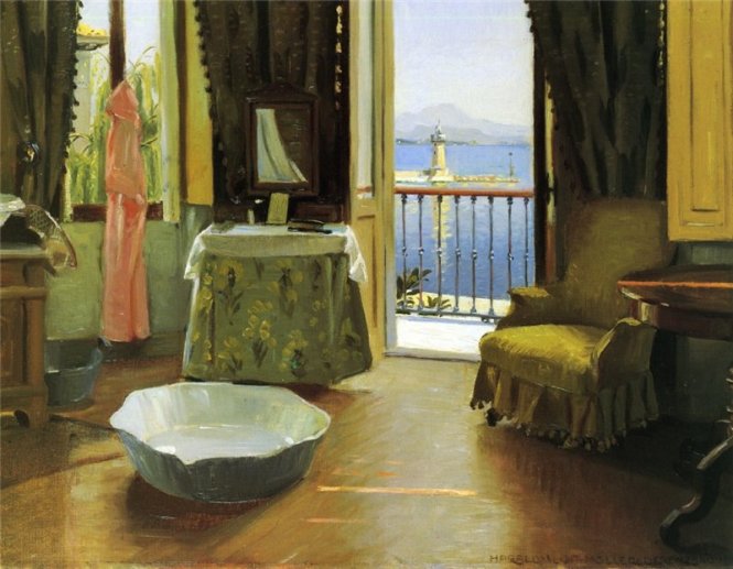 Harald Slott-Møller A View of Lake Garda at Desenzano 1910